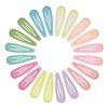 Cptots Small Hair Barrettes For Women No Slips Metal Snap Hair Clips For Thin Hair And Fine Hair,Candy Colors,20 PCS,1.97 x 0.5 Inches