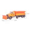 Ailejia Snow Plow Trucks Toy Diecast Metal Kids Pullback Toy US Style Truck Sweep Snow Vehicle for Kids (Snow Plow Truck)