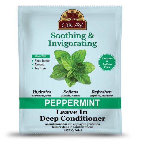 OKAY Pure Naturals Peppermint Soothing & Invigorating Leave-in Conditioner, 1.5 Ounce, 0.04 kg