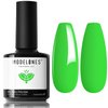 modelones Neon Green Gel Nail Polish, 1 Pcs 15 ML Bright Green Gel Polish Soak Off U V LED Nail Polish Nail Art Starter Manicure Salon DIY at Home