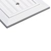 Franklin Brass Classic Beadboard Wall Plate, Pure White Single Decorator Outlet Cover, 1-Pack, W35267-PW-C