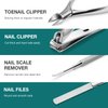 MR.GREEN Pedicure Knife Set Professional Ingrown Toenail Clippers Foot Care Tools Stainless Steel Nail Cuticle Nippers Remover Kits (8 Pcs Set)