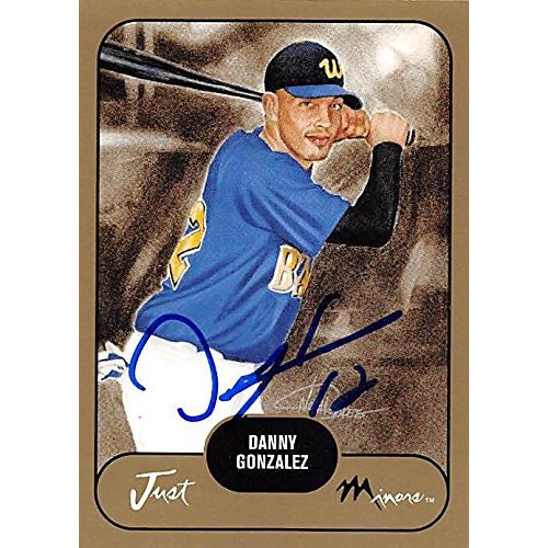 Autograph Warehouse 244702 Danny Gonzalez Autographed Baseball Card 2002 Just Minors No. 15 Rookie - Philadelphia Phillies