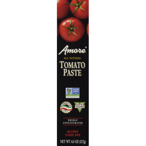 Amore Tomato Paste, 4.5oz (127g) Double Concentrated Tube