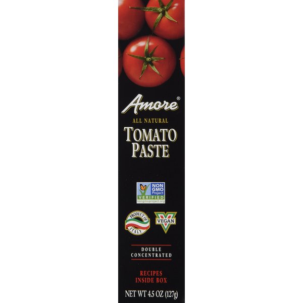 Amore Tomato Paste, 4.5oz (127g) Double Concentrated Tube