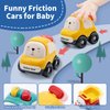 MOONTOY Toddler Toys Cars for 1 2 3 Year Old Boy, 1 Year Old Christmas 1st Birthday Gifts Baby Toys 12 18 Months Kids Trucks Toddlers 1-3 Push Go Toys for Ages 2-4 0-2 1-2 2-3 Friction Powered 3 Pack