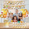 Silly goose Birthday Party Decorations with Geese Balloons banner and Cupcake Toppers