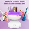 Purple Electric Makeup Brush Cleaner Machine, Windspeed Silicone Brush Cleaner Machine Beauty Blender Cleanser For Beauty Makeup Brushes, Christmas Halloween Gifts for Your Girls
