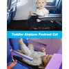 AWAHITAWA Toddler Travel Bed, Airplane Travel Essentials Kids, Portable Toddler Bed, Baby Airplane Travel Cot Accessories, Airplane Must Haves for Toddlers