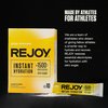 Rejoy – Electrolyte Powder Packets, 10 Sticks – Hydration Drink Mix Supplement – Sugar Free, Keto and Paleo Friendly, Vegan, Non-GMO, Easy Open Single-Serving Stick (Ginger Lemonade)