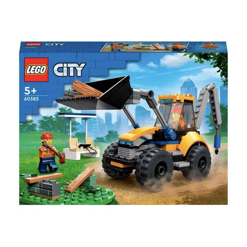 LEGO 60385 City Great Vehicles Excavator Building Set with Mini Figures and Accessories, Gift Idea, Building Kit for Children Over 5 Years