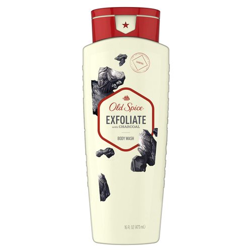 Old Spice Body Wash for Men Exfoliate With Charcoal Scent Inspired By Nature 16 Oz