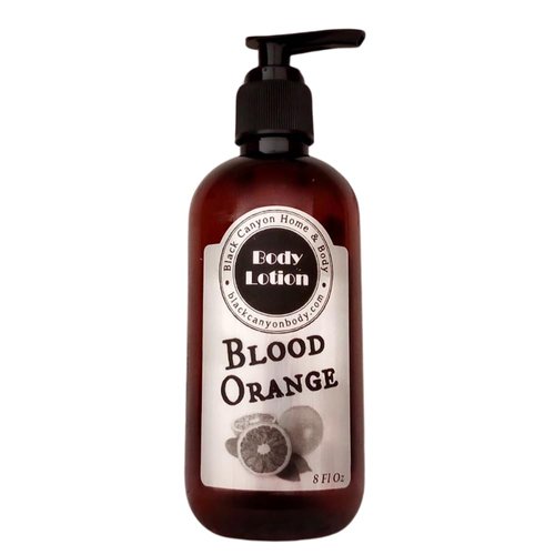 Black Canyon Blood Orange Scented Luxury Body Lotion with Lanolin and Jojoba Oil, 8 Oz