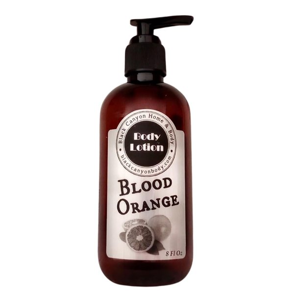 Black Canyon Blood Orange Scented Luxury Body Lotion with Lanolin and Jojoba Oil, 8 Oz