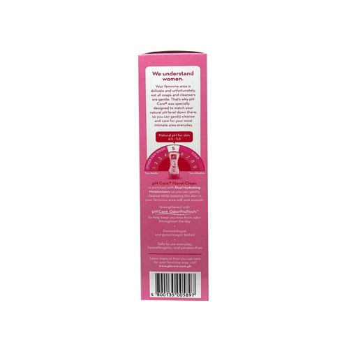pH Care Daily Feminine Wash Floral Clean for Fragrant Care w/ Dual Hydrating Moisturizers 150ml