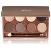 Sorme Cosmetics Accented Hues Eyeshadow Palette in Warm (0.64oz) | 8 Pans of Metallic, Shimmer, and Matte Eyeshadows | With Dual-Ended Makeup Brush Applicator | Blendable and Crease-proof Eye Makeup
