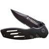 Smith & Wesson Accessories Extreme Ops SWA24S 7.1in S.S. Folding Knife with 3.1in Serrated Clip Point Blade and Aluminum Handle for Outdoor, Tactical, Survival and EDC