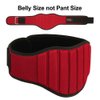 MRX Weight Lifting Belts Fitness Training Gym Back Support Belt 8" Wide (Red, Medium)