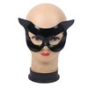 DDazzling Women's Cat Mask Half Face Costume Accessory Party Favors (Black)