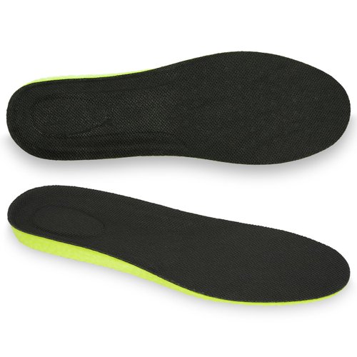 Linkidea Shock Absorption Insoles, Arch Support Shoe Inserts for Women and Men, Trim to Fit Sole Inserts Compatible with Under Armour Charged Assert 10 (US Men 10.5-11/Women 12-12.5)
