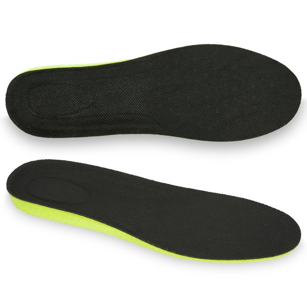 Linkidea Shock Absorption Insoles, Arch Support Shoe Inserts for Women and Men, Trim to Fit Sole Inserts Compatible with Under Armour Charged Assert 10 (US Men 10.5-11/Women 12-12.5)