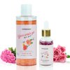 Yoni Wash for Women & Yoni Essential Oil Set, Feminine Wash with Cleaning Factor, Remove Odor, pH Balance for Women and Vaginial Deodorants, 6.7 fl.oz Intimate Wash, Natural Feminine Oil 30ml, Rose