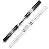 Ycyan 2Pcs Dual-ended Nail Design Brushes Rhinestone Handle UV Gel Nail Brush Set Professional Nail Art Tools