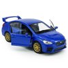Impreza WRX STI Toy Car Racing Sports Diecast Model Car 1/36 Scale Metal Pull Back Vehicle, Doors Open, Zinc Alloy Casting, Boys Toys Kids Birthday Gifts Mens Collection, Blue
