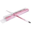 PANA 3D Kolinsky Nail Art Brush - Pink Glitter Handle, Size 2 - Acrylic Nail Art Sculpture Brush for Manicures Pedicure Salon Professional or Beginner