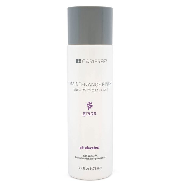 CariFree Maintenance Rinse, Grape, Anti-Cavity Fluoride Mouthwash, Formulated Oral Rinse, Dentist Recommended, Prevent Cavities, Freshen Breath, Alcohol-Free, Neutralize pH (Previously CTx3 Rinse)