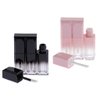 6pcs(black+pink) 5ml Mini Gradient Lip Gloss Tube Containers Plastic Refillable Lip Balm Bottles with Wand for Lip Samples Best Travel Home Beauty DIY Accessories