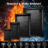 Faraday Bags EMP Proof, Faraday Key Fob Protector for Laptops & Phones & Tablets & Car Keys, Faraday Cage for Anti-Theft Anti-Tracking, Fireproof & Waterproof RFID Signal Blocker Pouch, 4 Pack (Black)