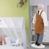 Dollhouse Dolls 1 12 Scale Miniature Porcelain Ceramic Doll People Model Ornament Chef Man Servant Dollhouse Accessories(#1)