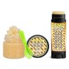 Sea Salt Caramel Soothing & Luscious Lips by OverSoyed Exfoliator & Chapped Lip Repair Lip Care Combo | Artisan Handcrafted to Order Salty Sweet Burnt Sugar Cream Flavored Exfoliating Sugar Lip Scrub & Lip Moisturizer Balm Gift Set