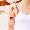 40 Sheets/268pcs Breast Illness Tattoo Stickers, Pink Ribbon Temporary Tattoos Breast Safety Awareness Tattoos Accessories for Girls Women Face Body Hand Decorations
