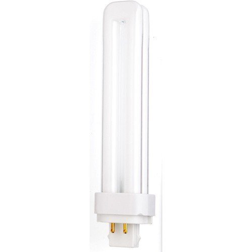 Sylvania S6739 (10 Pack) 20673 CF26DD/E/835/ECO 26-Watt 3500K 4-Pin Double Tube Compact Fluorescent Lamp, 10 Count (Pack of 1)
