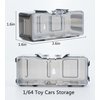 20 Pcs 1/64 Toy Car Display Organizer Storage Case for Hot Wheel Car,for Model and Matchbox Car,Clear Acrylic Dustproof Hot Toy Wheels Display Case
