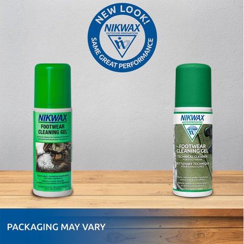 Nikwax Footwear Cleaning Gel, Shoe Care, Boot Cleaner for Suede, Leather, Fabric & Synthetic Materials, Safe for Gore-Tex, Waterproof, DWR