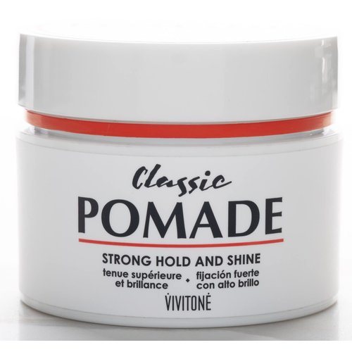 Vivitone Classic Pomade For Men 5 oz. - Strong Hold and Shine with a Fresh Scent. WATER SOLUBLE