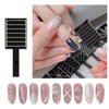 14 Pieces Cat Eye Magnet for Nails Cat Eye Gel Nail Polish Magnet Wand Nail Magnets Tool for Nail Art Double-head Nail Magnetic Stick Nail Design for Salon Home Studio