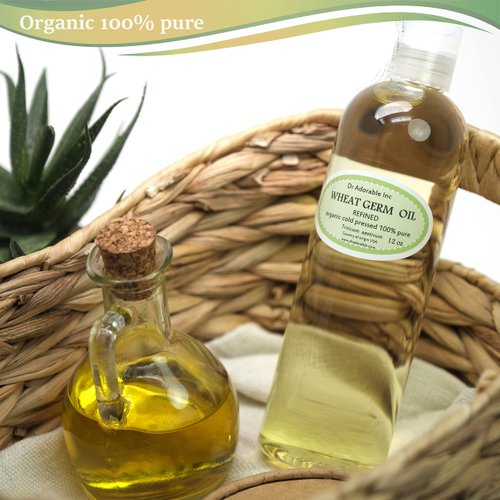 Dr Adorable - 12 oz - Wheat Germ Oil Refined - 100% Pure Natural Organic Cold Pressed