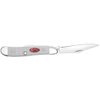 Case WR XX Pocket Knife Sparxx White Jigged Synthetic Peanut Item #60188 - (6220 SS) - Length Closed: 2 7/8 Inches