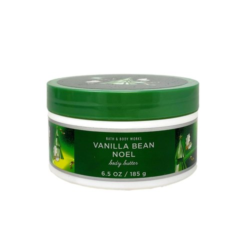 Bath & Body Works Vanilla Bean Noel Body Butter with a Natural Oats Sample Soap