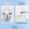 Triple Bristle Original Sonic Toothbrush | Rechargeable 31,000 VPM Tooth Brush | Patented 3 Head Design | Angled Bristles Clean Each Tooth | Dentist Created & Approved Original