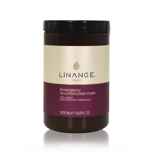 LINANGE Emergency Reconstruction Mask for Very Damaged Hair - Nourishing Hair Treatment, 1000ml /...