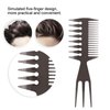 Hair Rake Comb, Fish Bone Hair Comb,Portable Men Oil Hair Hairdressing Comb,Wide Tooth Long Handle Hairstyle Comb,Oil Hair Styling Tool,Anti Static (2)