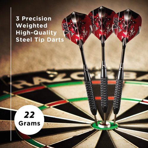 Viper Black Mariah Steel Tip Darts, 22 Grams