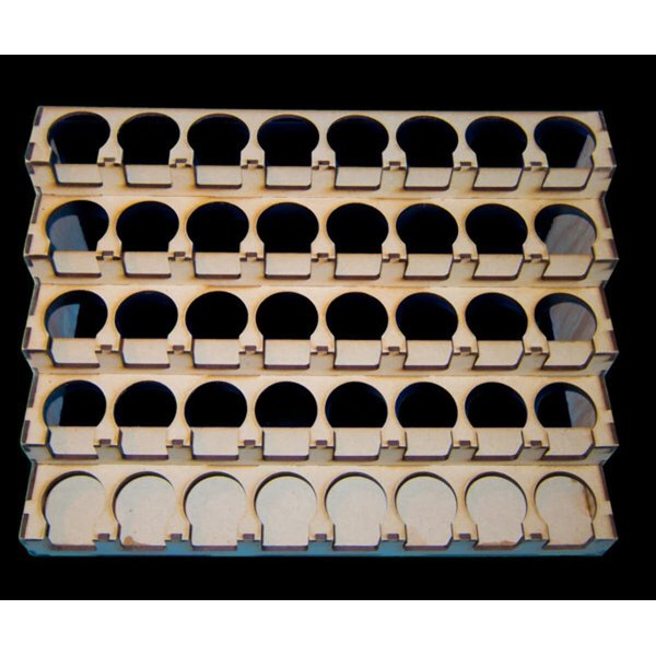 GameCraft Miniatures Paint Rack - 34mm for for GW/Citadel Paint Pots