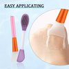 Face Mask Applicator and Pore Polishing Wand,2 Pcs Silicone Face Mask Brush Reusable Facial Brushes Applicator for Applying Skin Care Products Skincare Supplies Tool for Face Mask Eye Mask Body Lotion