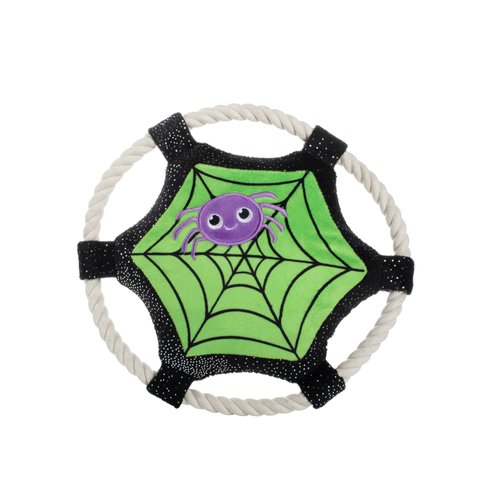 Fringe Studio Plush Dog Toy, FIND ME ON The Web PetShop Collection (314193)